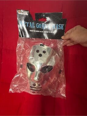 Paper Magic Group Faux Metal Goalie Mask, Jason Mask, Halloween Mask